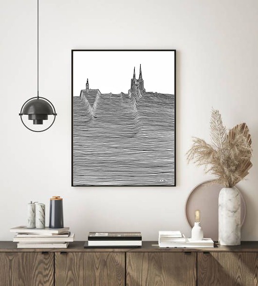 grafiki i ilustracje Ostrów Tumski / Wrocław / Miasto / Grafika