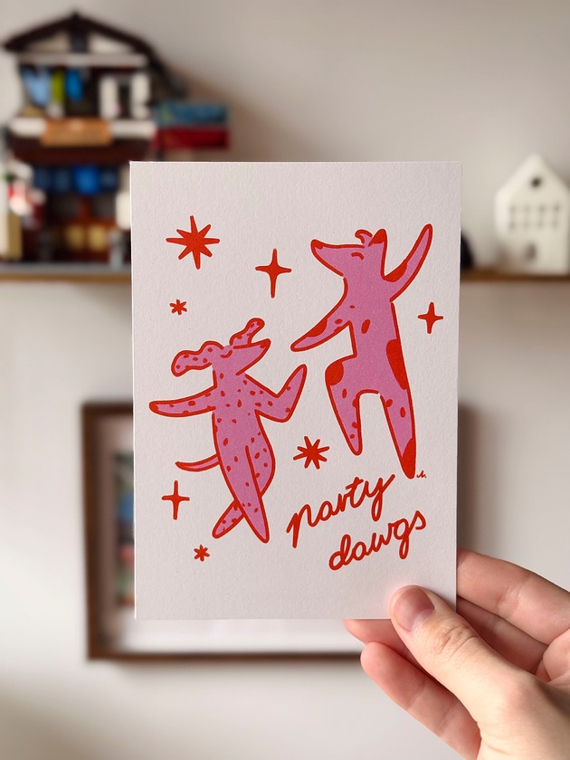grafiki i ilustracje Party dawgs