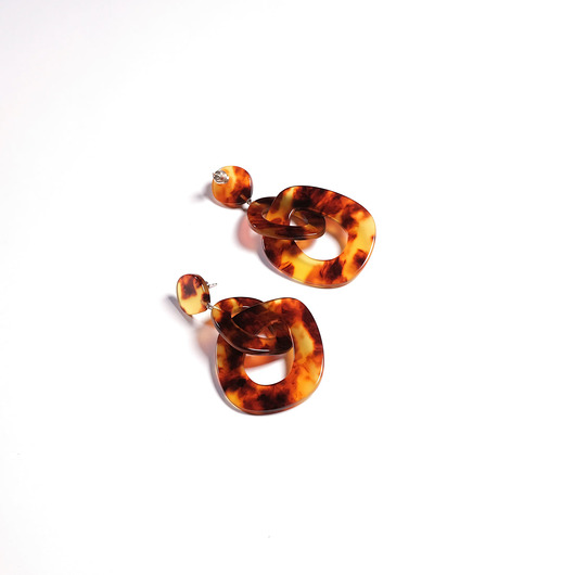 kolczyki - inne Kolczyki Alla w kolorze Amber