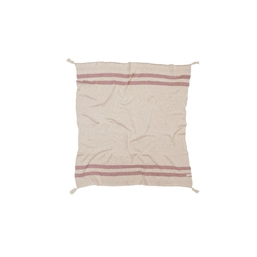 koce i narzuty Koc Stripes Natural/Vintage Nude Lorena Canals