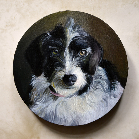obrazy Portret olejny na zamówienie - PIES