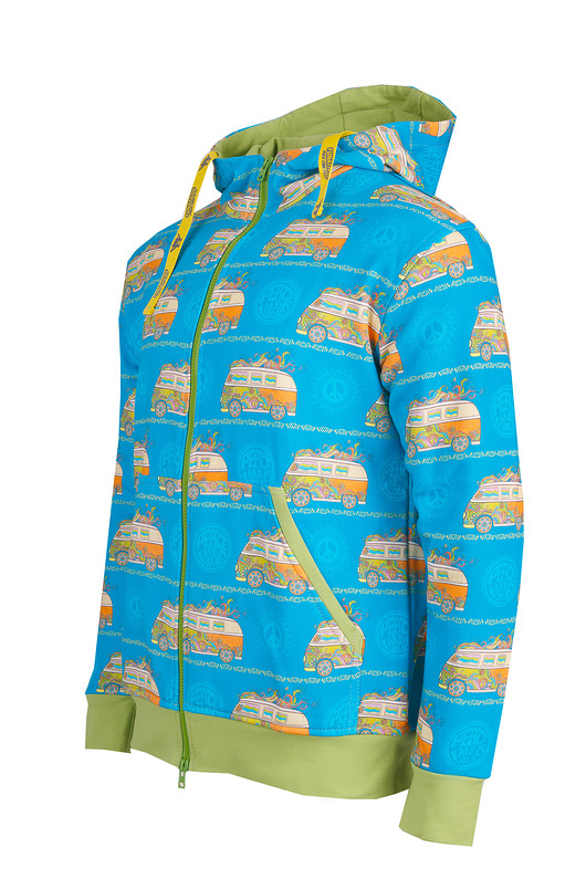 bluzy męskie Bluza rozpinana "VW Ogórek" - unisex.