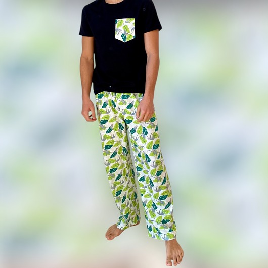 moda - inne Piżama Unisex bawełniana w leniwce