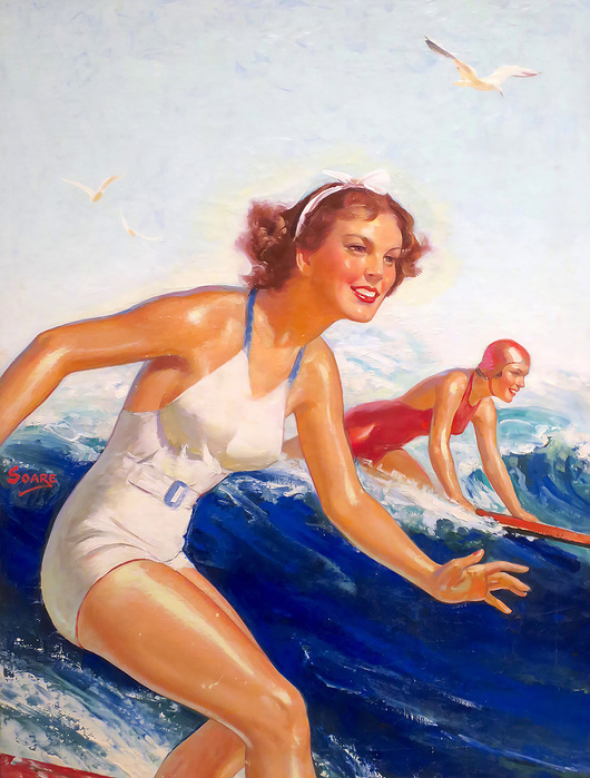 obrazy Surferki - obraz na płótnie lub plakat