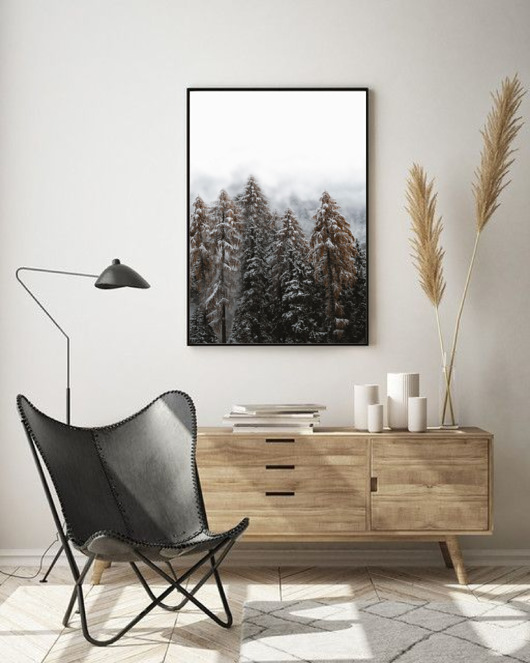 plakaty PLAKAT  GÓRY poster góra krajobraz las