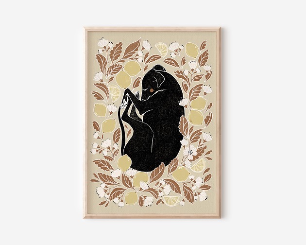 plakaty Plakat - Charcik  z cytrynkami