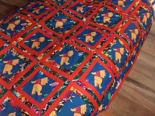 Narzuta patchwork- Kubuś Puchatek MonikaKS
