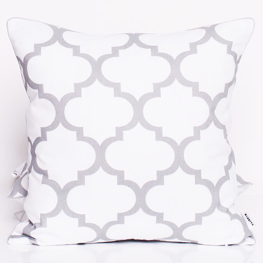 Poduszka FRESH GREY-WHITE 40x40cm Majunto