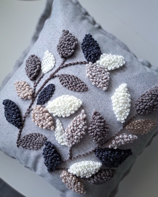 poduszki plecione Poduszka dekoracyjna  floral kwiaty