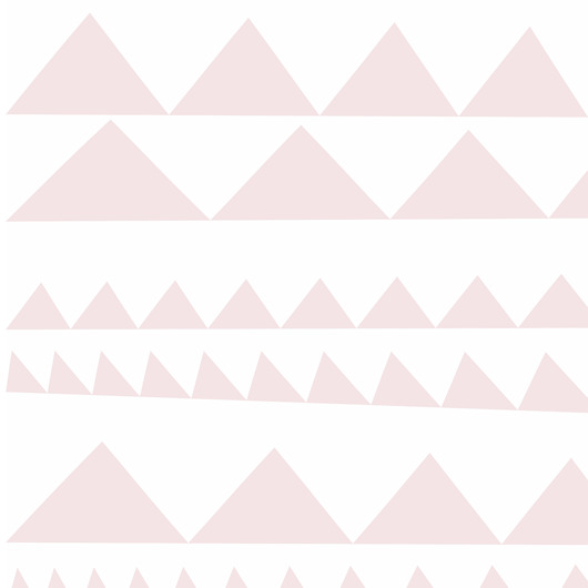 Tapeta dziecięca Pink Triangles Humpty Dumpty Room Decoration