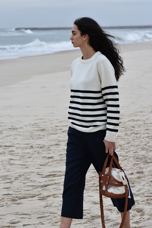 swetry damskie  Sweter Classic merino stripes