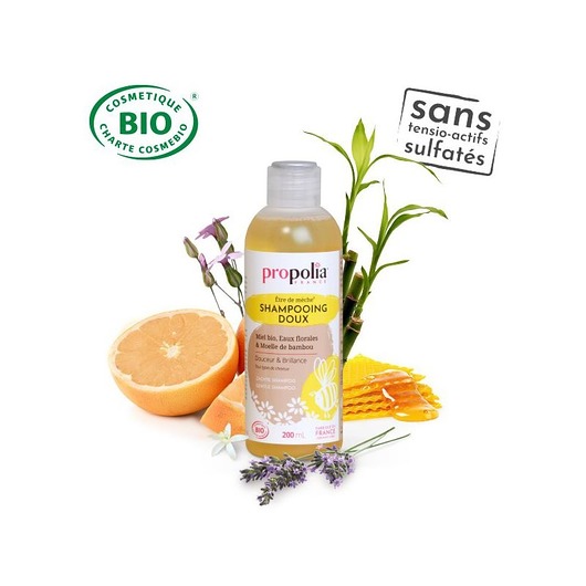 szampony do włosów Szampon delikatny organiczny BIO Propolia BeeYes