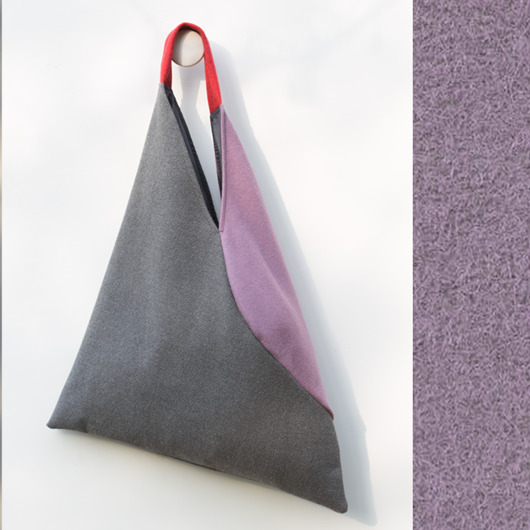 torby na ramię CZERWONY WRZOS asymetryczna torba shopper