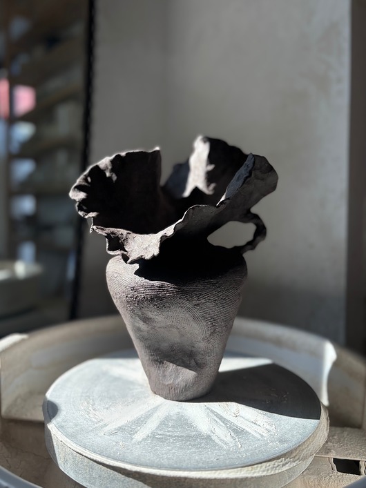 wazony Ceramiczny Duży Wazon Organiczny no 3 z kolekcji Earth