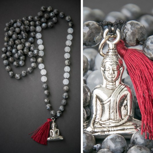 MEDITATION MALA /// naszyjnik bransoleta z BUDDĄ NOMAD ACCESSORIES