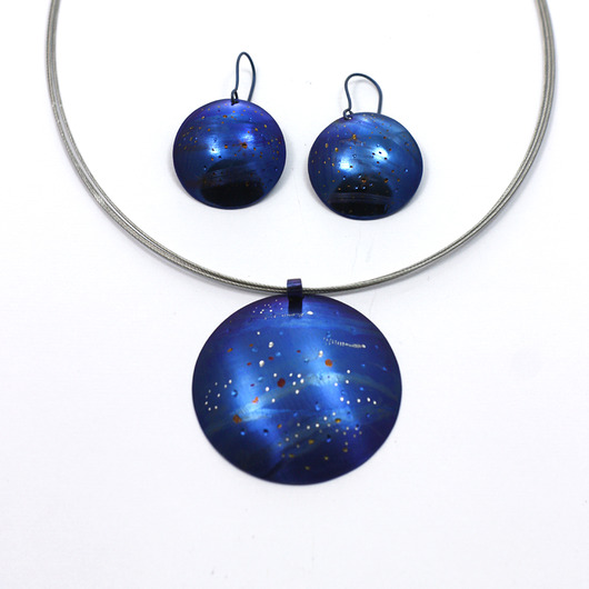 komplet biżuterii Nocne niebo