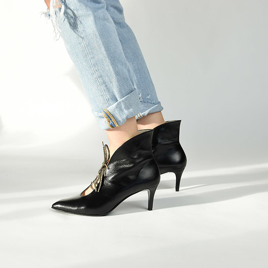 czółenka damskie Szpilki sznurowane