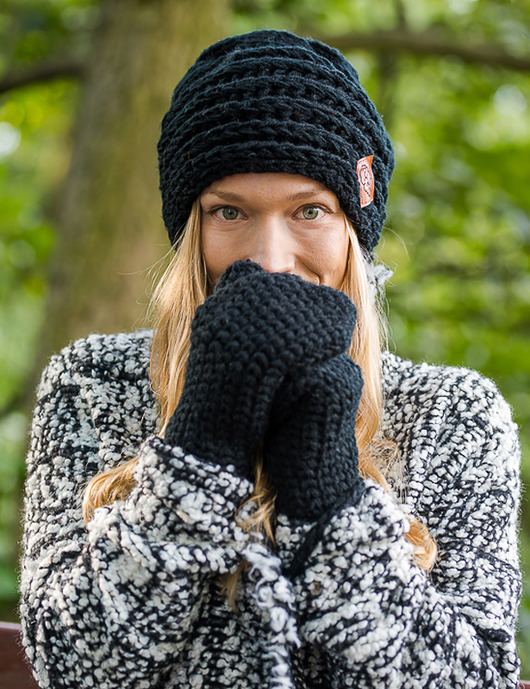 czapki damskie This is It Elegancki Czarny