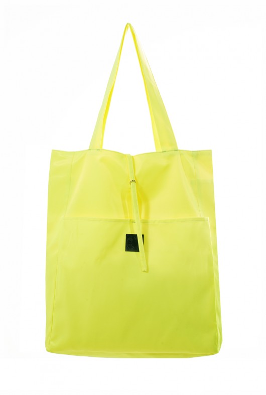 Shopper WODOOPORNY / żółty neon Aga Prus