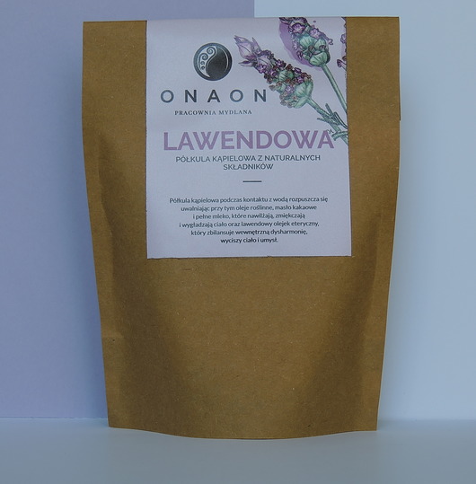 produkty do kąpieli Półkula kąpielowa lawendowa