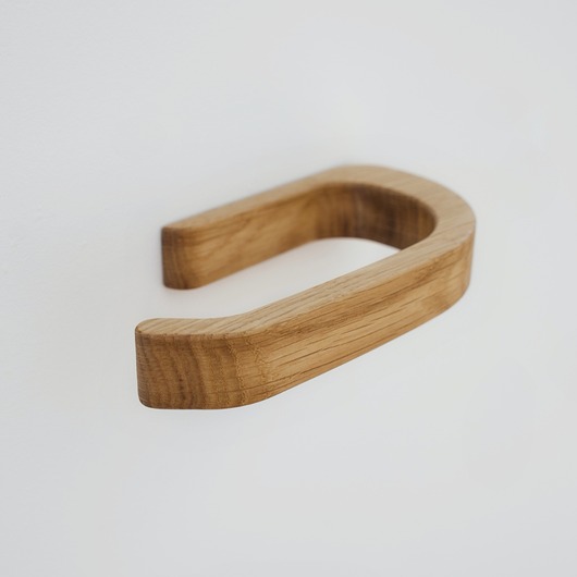 dodatki - łazienka - różne Dębowy uchwyt na papier toaletowy samoprzylepny