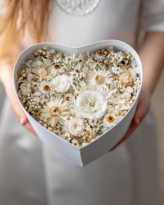 dodatki - różne Mały flower box serce  