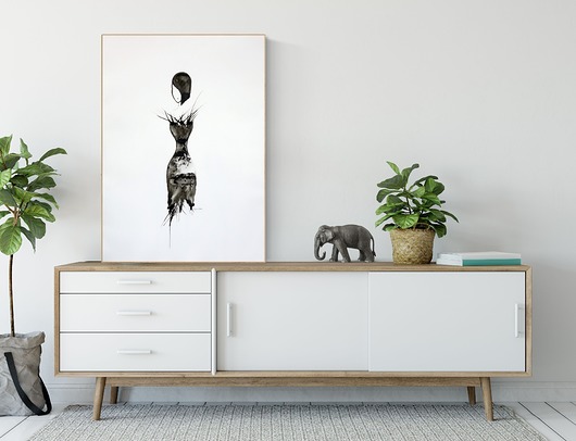 grafika 50X70 cm wykonana ręcznie, plakat Krystyna Siwek Art