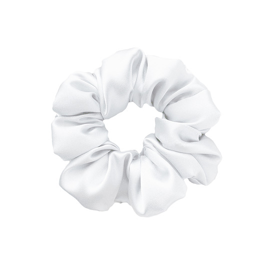gumki do włosów Satynowa gumka do włosów scrunchie Biała RÓŻNE MODELE