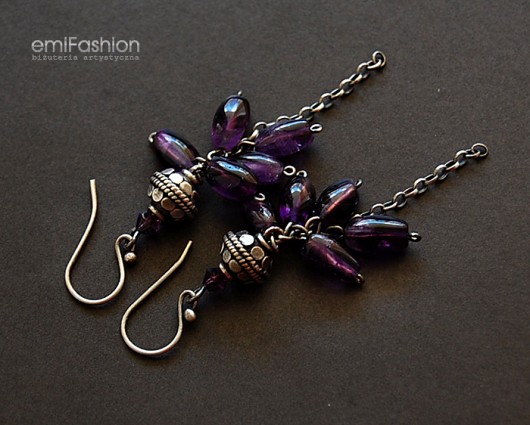 Ametystowe gronka MAREMI Jewelry