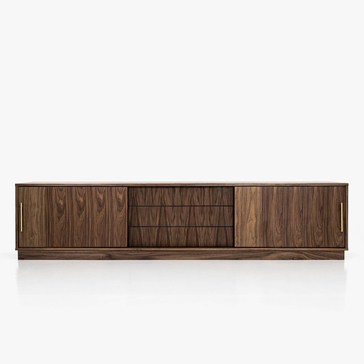 komody i szafki Komoda sideboard O-S02 drzwi przesuwne oraz 3 szuflady