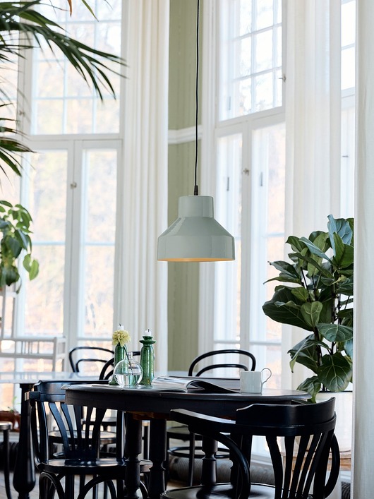 lampy wiszące Lampa wisząca Solo Gray 26 cm