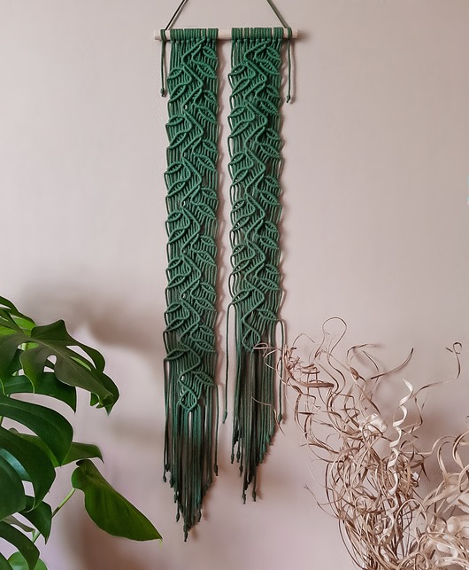 makramy Makrama boho Lorien - avocado
