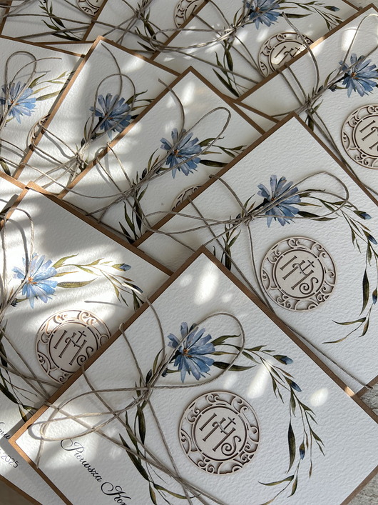 zaproszenia na komunię Najpiękniejsze zaproszenia na komunię - zaproszenia komunijne ręcznie robione