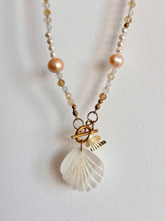 kolie Naszyjnik Cristal pearl