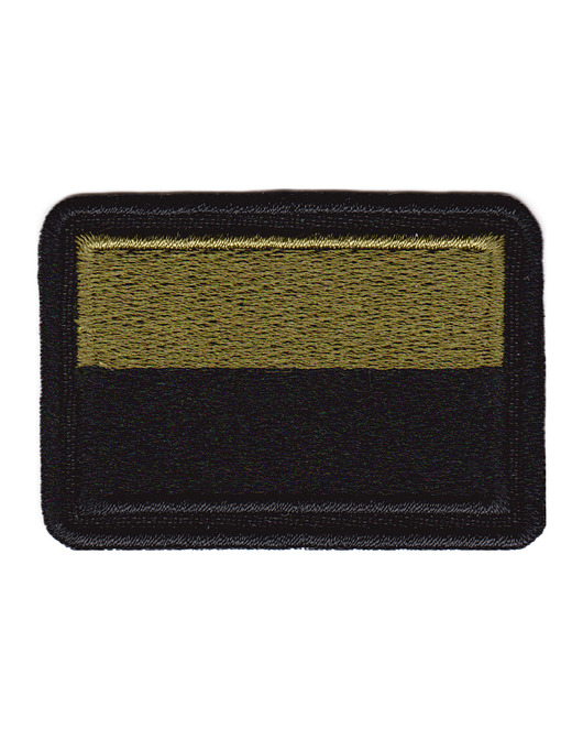 naszywki na ubrania Naszywka naprasowanka FLAGA POLSKI NA MUNDUR termo haft 5,5x3,8cm MORO