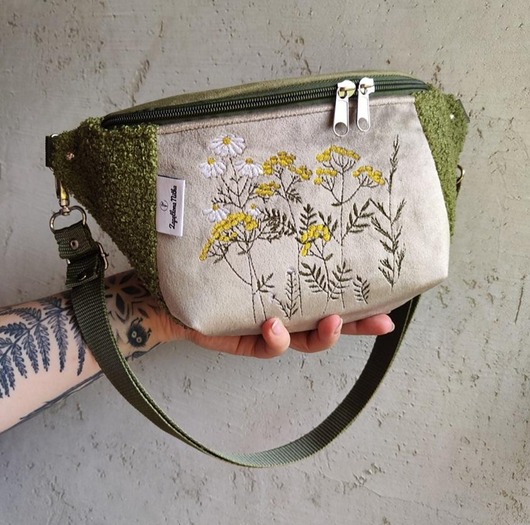 saszetka nerka Nerka XXL zielnik