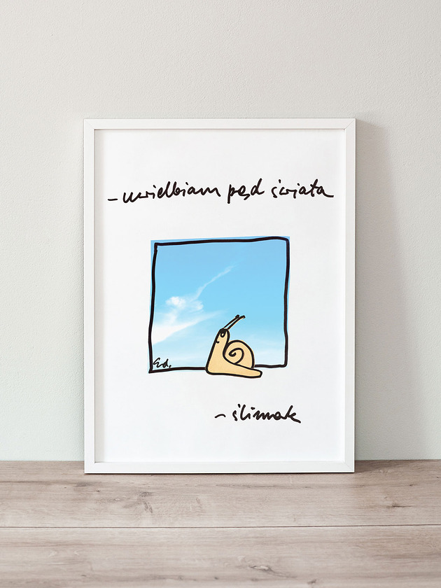plakaty Plakat Uwielbiam pęd świat