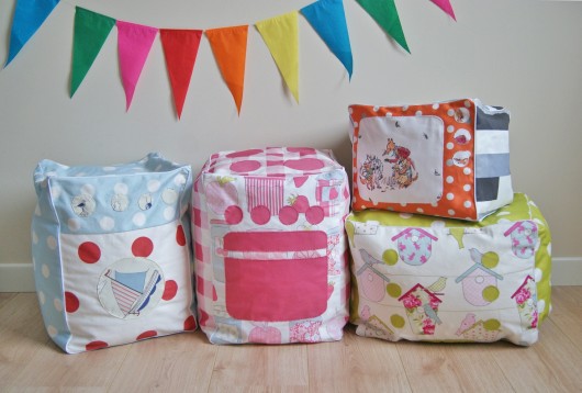 Pufa kuchenka patchwork Mr Puffini