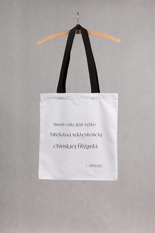 torby na zakupy Torba z cytatem, Witkacy, Filiżanka