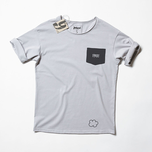 FREE POCKET tshirt unisex YURCOV