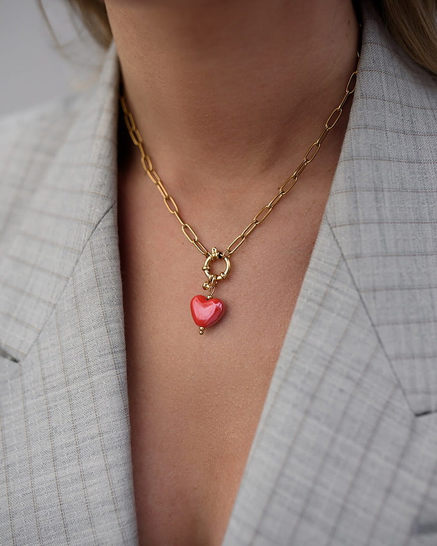 bransoletki - inne Czerwone serce