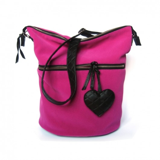 Fuchsia Hobo Bag sabi tatka