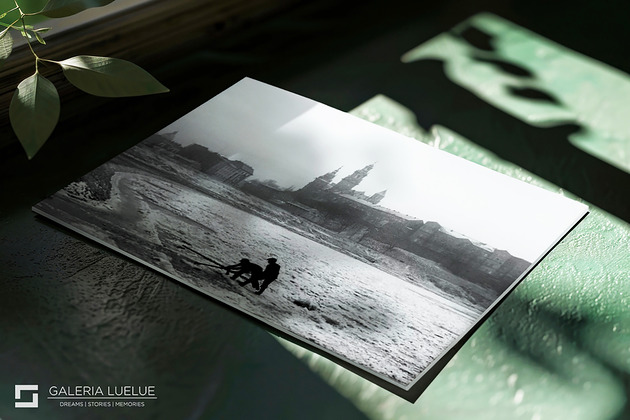 fotografia Unikatowy wydruk - Zamarznięta Wisła I Wystawa Kraków Stories 2025 I 40x30 cm