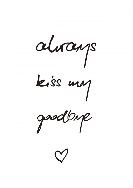 POSTER - Always kiss me ... KOKO by HOKO