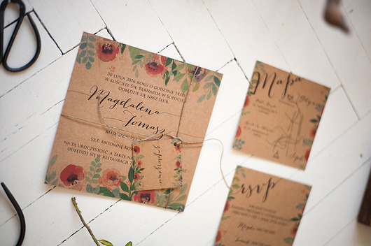 Zestaw dla Pani Ani RUSTIC FLORAL 2 Papel