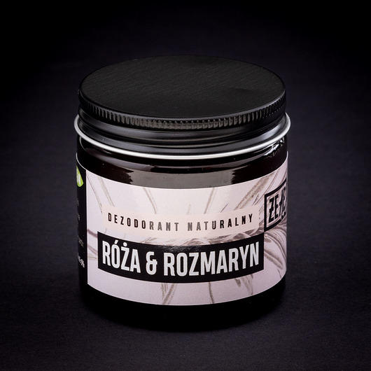 do ciała - inne Naturalny dezodorant w kremie Róża & Rozmaryn ŻE ĄĘ