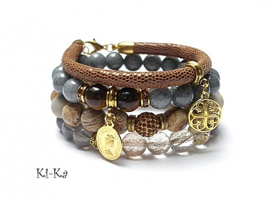 Cognac and grey  /29.01.15/ -set KiKa pracownia