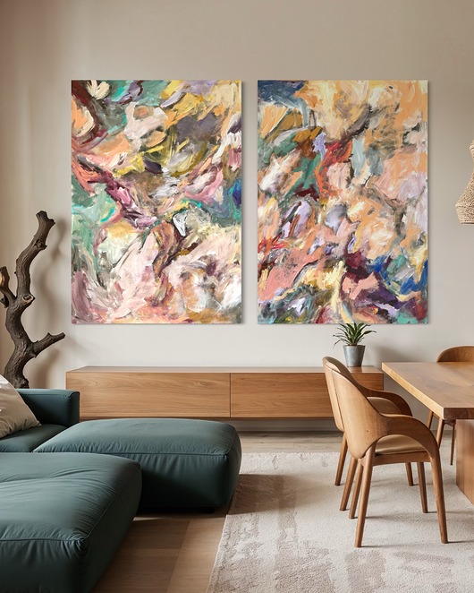 obrazy Zestaw obrazów 100x70 cm