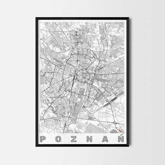 plakaty Plakat Poznań - CityArtPosters