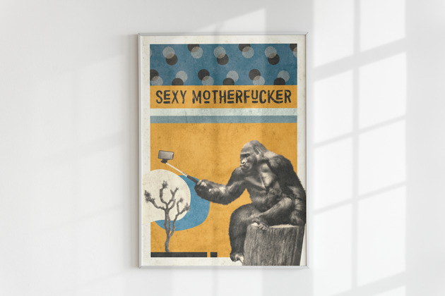 plakaty Plakat SEXY MF (KOLAŻ)